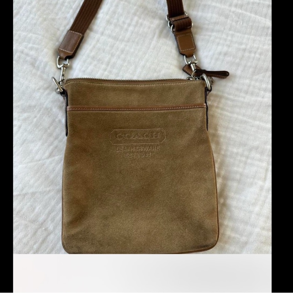 Coach Vintage Suede Crossbody — a gentle reminder of timeless elegance - Picture 1 of 5